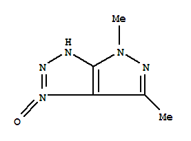 Pyrazolo[3,4-d]-1,2,3-triazole,3,4-dihydro-4,6-dimethyl-,1-oxide (9ci) Structure,371226-98-1Structure