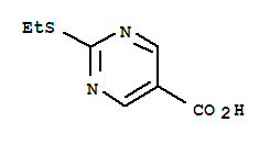 5-Pyrimidinecarboxylic acid,2-(ethylthio)-(9ci) Structure,37131-88-7Structure