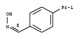 Benzaldehyde, 4-(1-methylethyl)-, oxime, (z)-(9ci)Structure,3717-18-8Structure Benzaldehyde, 4-(1-methylethyl)-, oxime, (z)-(9ci) Structure,3717-18-8Structure