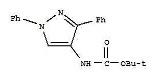 Carbamic acid,(1,3-diphenyl-1h-pyrazol-4-yl)-,1,1-dimethylethyl ester (9ci) Structure,372098-49-2Structure