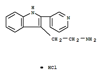 2-(2-Pyridin-3-yl-1h-indol-3-yl)ethanamine monohydrochloride Structure,374064-07-0Structure