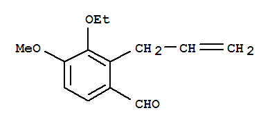 Benzaldehyde,3-ethoxy-4-methoxy-2-(2-propenyl)-(9ci) Structure,374073-49-1Structure