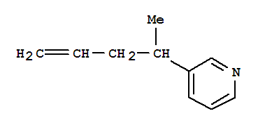 Pyridine,3-(1-methyl-3-butenyl)-(9ci)Structure,374117-66-5Structure Pyridine,3-(1-methyl-3-butenyl)-(9ci) Structure,374117-66-5Structure
