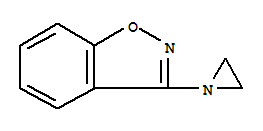 1,2-Benzisoxazole,3-(1-aziridinyl)-(9ci) Structure,37461-91-9Structure