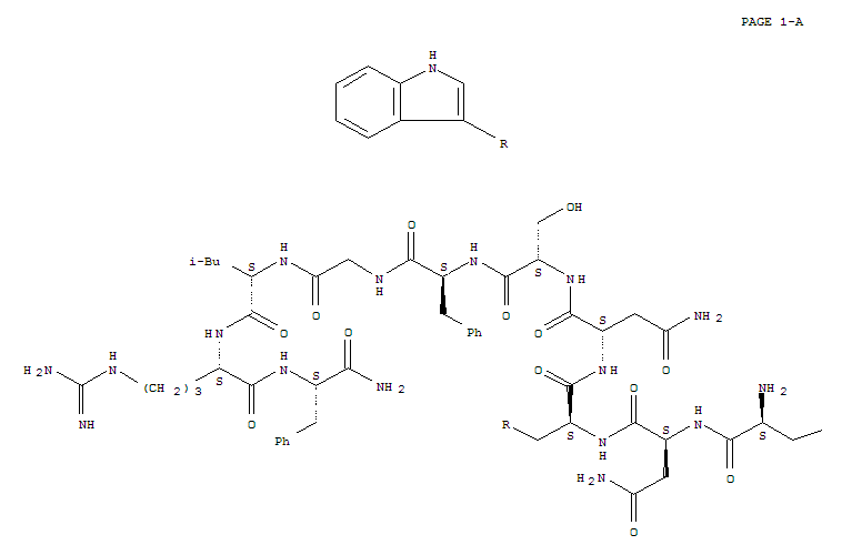 TYR-ASN-TRP-ASN-SER-PHE-GLY-LEU-ARG-PHE-NH2結(jié)構(gòu)式_374675-21-5結(jié)構(gòu)式