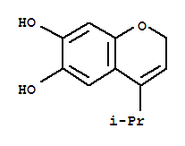 2H-1-benzopyran-6,7-diol ,4-(1-methylethyl)-(9ci) Structure,374695-14-4Structure