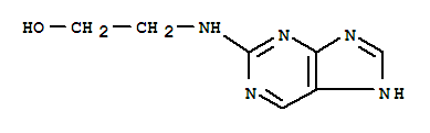 (9Ci)-2-(1H-嘌呤-2-基氨基)-乙醇結(jié)構(gòu)式_374703-72-7結(jié)構(gòu)式