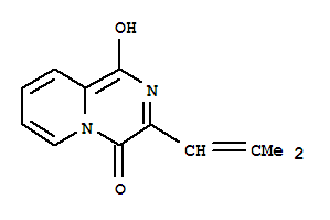 4H-pyrido[1,2-a]pyrazin-4-one,1-hydroxy-3-(2-methyl-1-propenyl)-(9ci) Structure,374763-69-6Structure