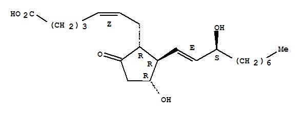 20-乙基前列腺素 E2結(jié)構(gòu)式_37492-24-3結(jié)構(gòu)式