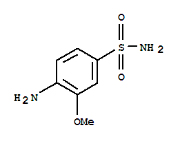 O-氨基苯甲醚-p-磺酰胺結(jié)構(gòu)式_37559-30-1結(jié)構(gòu)式