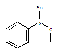 2,1-Benzisoxazole, 1-acetyl-1,3-dihydro-(9ci)Structure,37601-13-1Structure 2,1-Benzisoxazole, 1-acetyl-1,3-dihydro-(9ci) Structure,37601-13-1Structure