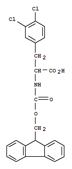 3-(3,4-Dichloro-phenyl)-2-(9h-fluoren-9-ylmethoxycarbonylamino)-propionic acid Structure,376595-03-8Structure