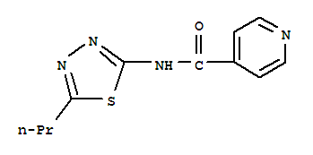 4-Pyridinecarboxamide,n-(5-propyl-1,3,4-thiadiazol-2-yl)-(9ci) Structure,378207-05-7Structure