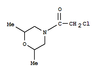 2-Chloro-1-(2,6-dimethyl-morpholin-4-yl)-ethanone Structure,379254-90-7Structure