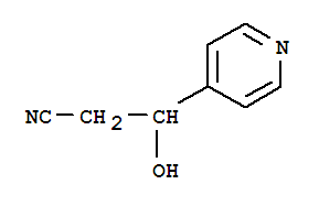 3-Hydroxy-3-(4-pyridinyl)propanenitrile Structure,379264-96-7Structure