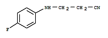 Propanenitrile,3-[(4-fluorophenyl)amino]-(9ci) Structure,380190-11-4Structure