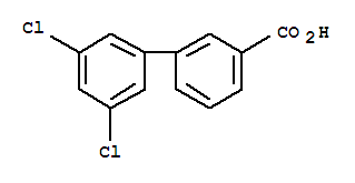 3,5-Dichloro-biphenyl-3-carboxylic acid Structure,380228-57-9Structure