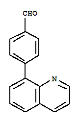 4-(喹啉-8-基)苯甲醛結(jié)構(gòu)式_380359-19-3結(jié)構(gòu)式