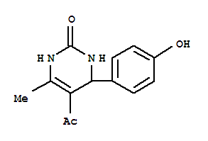 (9Ci)-5-乙酰基-3,4-二氫-4-(4-羥基苯基)-6-甲基-2(1H)-嘧啶酮結(jié)構(gòu)式_380654-22-8結(jié)構(gòu)式