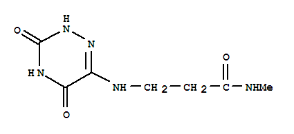 Propanamide,n-methyl-3-[(2,3,4,5-tetrahydro-3,5-dioxo-1,2,4-triazin-6-yl)amino]-(9ci) Structure,380656-30-4Structure