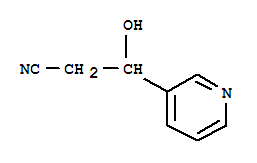 3-Pyridinepropanenitrile,beta-hydroxy-(9ci) Structure,380913-63-3Structure