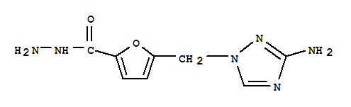 (9Ci)-5-[(3-氨基-1H-1,2,4-噻唑-1-基)甲基]-2-呋喃羧酸肼結(jié)構(gòu)式_381201-04-3結(jié)構(gòu)式