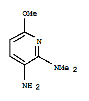 2,3-Pyridinediamine,6-methoxy-n2,n2-dimethyl-(9ci) Structure,381212-15-3Structure