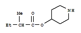 Butanoic acid,2-methyl-,4-piperidinyl ester (9ci) Structure,381725-65-1Structure