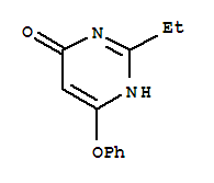 4(1H)-pyrimidinone, 2-ethyl-6-phenoxy-(9ci)Structure,38249-49-9Structure 4(1H)-pyrimidinone, 2-ethyl-6-phenoxy-(9ci) Structure,38249-49-9Structure