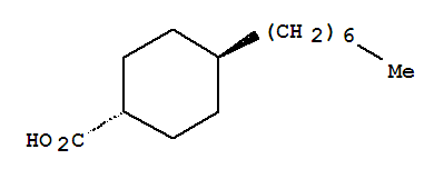 Trans-4-Heptylcyclohexanecarboxylic acid Structure,38289-31-5Structure