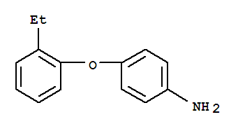 4-(2-乙基苯氧基)苯胺結(jié)構(gòu)式_383126-80-5結(jié)構(gòu)式