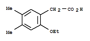 Benzeneacetic acid,2-ethoxy-4,5-dimethyl-(9ci) Structure,383134-00-7Structure