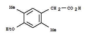 Benzeneacetic acid,4-ethoxy-2,5-dimethyl-(9ci) Structure,383134-04-1Structure