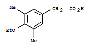 Benzeneacetic acid,4-ethoxy-3,5-dimethyl-(9ci) Structure,383134-18-7Structure