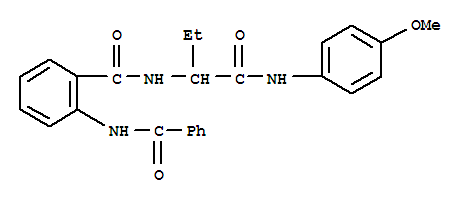 Benzamide,2-(benzoylamino)-n-[1-[[(4-methoxyphenyl)amino]carbonyl ]propyl ]-(9ci) Structure,384344-82-5Structure