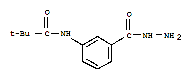 Benzoic acid,3-[(2,2-dimethyl-1-oxopropyl)amino]-,hydrazide (9ci) Structure,384824-87-7Structure