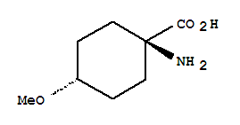 Cyclohexanecarboxylic acid,1-amino-4-methoxy-,trans-(9ci) Structure,387825-55-0Structure