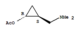 (1R,2s)-2-[(dimethylamino)methyl]cyclopropyl acetate Structure,387845-04-7Structure