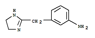 Benzenamine,3-[(4,5-dihydro-1h-imidazol-2-yl)methyl ]- Structure,387864-94-0Structure