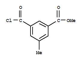 Benzoic acid,3-(chlorocarbonyl)-5-methyl-,methyl ester (9ci) Structure,388072-64-8Structure