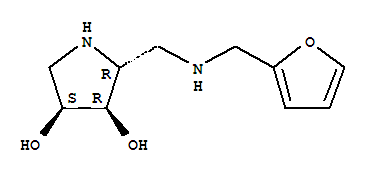 3,4-Pyrrolidinediol ,2-[[(2-furanylmethyl)amino]methyl ]-,(2r,3r,4s)-(9ci) Structure,388076-93-5Structure