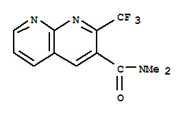 1,8-Naphthyridine-3-carboxamide,n,n-dimethyl-2-(trifluoromethyl)-(9ci) Structure,388565-52-4Structure