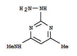 2(1H)-pyrimidinone,4-methyl-6-(methylamino)-,hydrazone(9ci) Structure,388622-91-1Structure