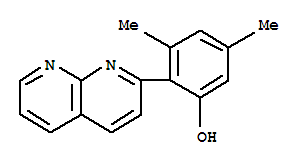 Phenol ,3,5-dimethyl-2-(1,8-naphthyridin-2-yl)-(9ci) Structure,389117-47-9Structure