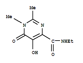 4-Pyrimidinecarboxamide,n-ethyl-1,6-dihydro-5-hydroxy-1,2-dimethyl-6-oxo-(9ci) Structure,389130-73-8Structure