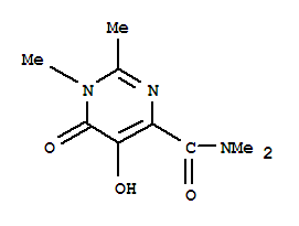 4-Pyrimidinecarboxamide, 1,6-dihydro-5-hydroxy-n,n,1,2-tetramethyl-6-oxo- (9ci) Structure,389130-74-9Structure