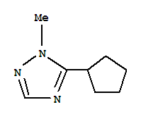 1H-1,2,4-triazole,5-cyclopentyl-1-methyl-(9ci) Structure,389606-94-4Structure