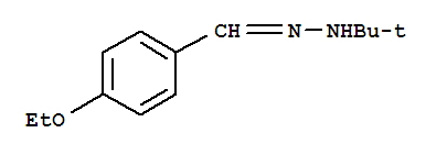 Benzaldehyde,4-ethoxy-,(1,1-dimethylethyl)hydrazone (9ci) Structure,389609-98-7Structure