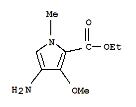 1H-pyrrole-2-carboxylicacid,4-amino-3-methoxy-1-methyl-,ethylester(9ci) Structure,389615-05-8Structure