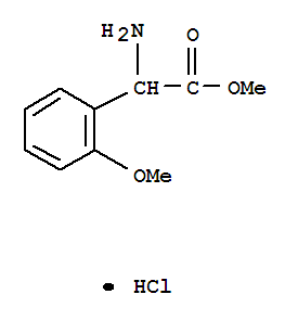 Amino-(2-methoxy-phenyl)-acetic acid methyl ester hydrochloride Structure,390815-44-8Structure